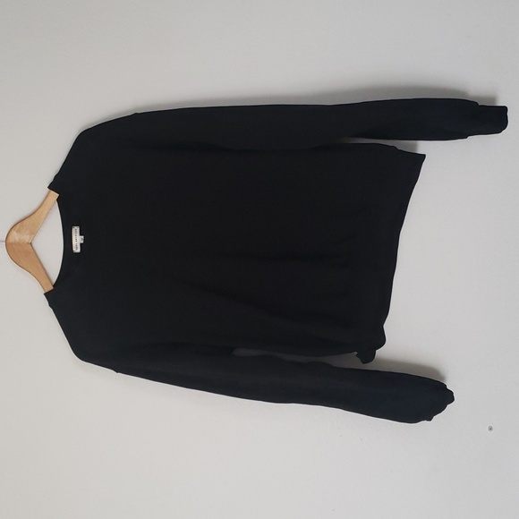 Good American New Womens Size 2 Black Sagittarius Zodiac Boyfriend Sweatshirt - Picture 5 of 9